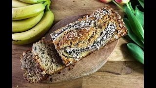 Saftiges Bananenbrot ganz einfach selber machen - Banana Bread I Burcu's Kitchen