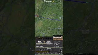 China Eastern Airlines Flight 5735 Crash Flightradar24 Screen Recording (Please Read Description)