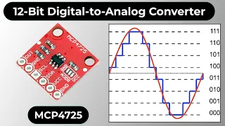 MCP4725 DAC Arduino Tutorial | 12-Bit Digital-to-Analog Converter | Waveform Generator