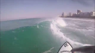 Surfing Mini session , gopro hero 5, mouth mont - Israel, Bat-yam