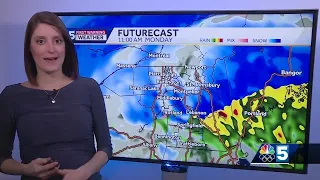 Video: Snow arrives early Monday morning 1/16/22