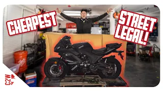 THIS motorcycle only costs $1,799 and it's STREET LEGAL!! | Venom X22 Unboxing