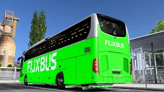 ETS 2 1.49 Travego 16 SHD Flixbus Wien(A)-Brno(CZ)-Ostrava(CZ)