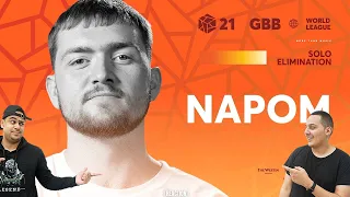 NaPoM 🇺🇸 I GRAND BEATBOX BATTLE 2021: WORLD LEAGUE I Solo Elimination | REACTION