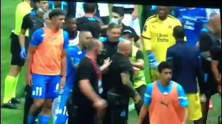 Nice Vs Om bagarre de Sampaoli