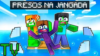 PRESOS em uma JANGADA como MOBS no Minecraft!