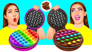 Schokolade vs Echtes Essen Challenge | Lustige Situationen von TeenChallenge
