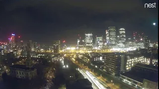 Meteor over Canary Wharf - 24/11/2017