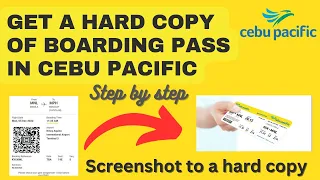 HOW TO PRINT BOARDING PASS CEBU PACIFIC | Reprint Boarding Pass #cebupacific #cebupacificair