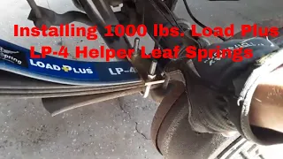 DIY / Installing Helper Leaf Springs on a 2000 Nissan Xterra...