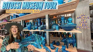 A TOUR OF THE BITOSSI MUSEUM! | Italian Pottery | Over 7,000 Pieces! | Montelupo Fiorentino, Italy