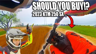 ALL NEW 2023 KTM250SX REVIEW SHOULD U BUY!?