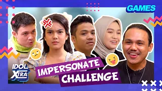 Kontestan Idol Auto Rusuh Main Games IMPERSONATE CHALLENGE! | Idol Xtra - Indonesian Idol 2023