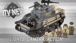 M4A2E8 Sherman 'Fury' - Custom LEGO Build!