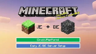 Easily Play With Your Friends on Minecraft Java AND Bedrock! Simple Server Setup No Port Forwarding