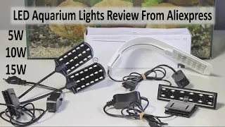 LED Aquarium LIGHTS Review - From Aliexpress