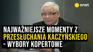 Najważniejsze momenty z przesłuchania Kaczyńskiego. "Hitlerowskie media", pyskówki i "dziadostwo"