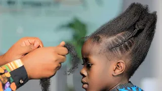 Finally I Got The Quickest Method For Natural Hair Styling For My 3yrs Kid.