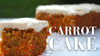 Vegan Carrot Cake Recipe | Moist & Healthy Oatmeal Carrot Cake Recipe