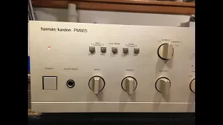 Harman Kardon PM665 Integrated Amplifier - Adjustments and Demo