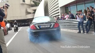 Mercedes-Benz CL63 AMG - Burnouts on the Street!