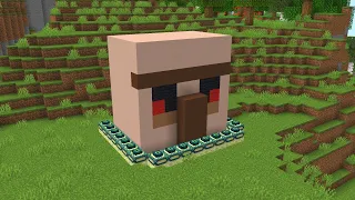 what happens if i put iron golem head in the end portal