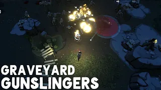 Interesting New Zombie Bullet Heaven | Graveyard Gunslingers Demo