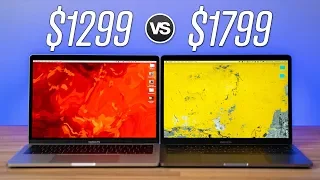 $1299 vs $1799 13" MacBook Pro 2019 - Full Comparison
