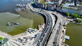 Helsinki Hakaniemi New And Old Bridges, Merihaka, Nihti and Tervasaari, May 2024