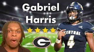 Gabriel Harris Highlights Reaction! Georgia Football Commit!