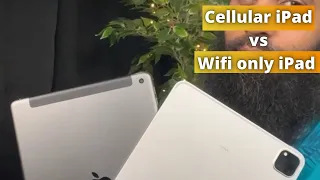 Cellular vs Wi-Fi only iPad #shorts