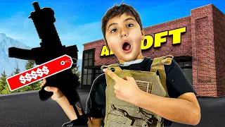 Airsoft Shopping Challenge Almost Gone WRONG!