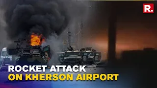 Russia Launches Rockets On Ukraine's Kherson Airport As Kyiv And Other Cities Brace For More Attacks