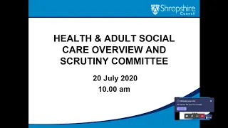 Health & adult social care overview and scrutiny committee