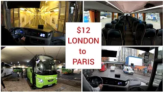 London to Paris, from Victoria coach station to Paris, Eurotunnel 4K