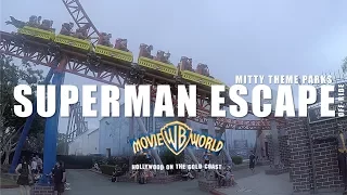 Superman Escape 2018 - Warner Bros. Movie World - GOPRO OFFRIDE