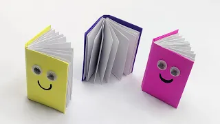 DIY | How to make an easy origami mini notebook | Paper craft tutorial