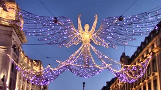 Christmas Time in London 2018 - Regent Street, Oxford Street, Piccadilly Circus, Burlington Arcade