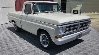 1972 Ford F100 white 302 V8 @AutoWorldConway