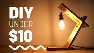Simple and Elegant DIY Desk Lamp - Great Weekend Project