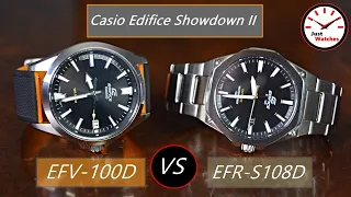Casio Edifice Showdown II: Casio EFV-100D versus Casio EFR-S108D