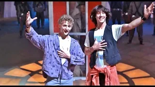 Bill & Ted's Excellent Adventure - Future Council - "In Time" scene