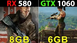 RX 580 Vs. GTX 1060 | Core i5-8400 | 12 Games Tested