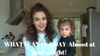 What I Eat In A Day-Almost At Goal Weight!