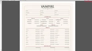 Vampire: The Masquerade V5 - Механика Ролевой Системы