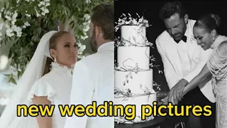 News:new wedding pictures of Jennifer lopez and Ben Affleck 👰💍❤