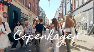 Copenhagen, Denmark 🇩🇰 4k Walking Tour, Downtown Walk, Tourist Attractions 2022 (Part 2)