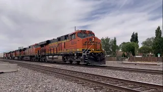 65-70 MPH Z-Train! BNSF 6814 Leads a Highballin’ Z-Train Through Holbrook!