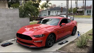 How to install Eibach lowering springs on a (2015-2022) mustang