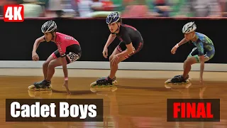 Cadet Boys 700 Meter Inline Speed Skating Indoor Race Final | 2021 Orlando Inline Challenge